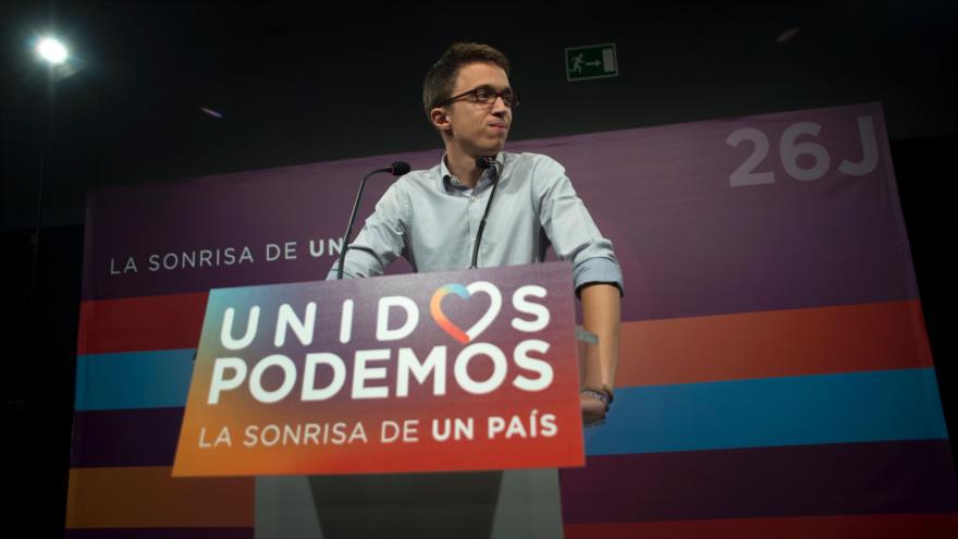 El número dos del partido español Podemos, Íñigo Errejón.	