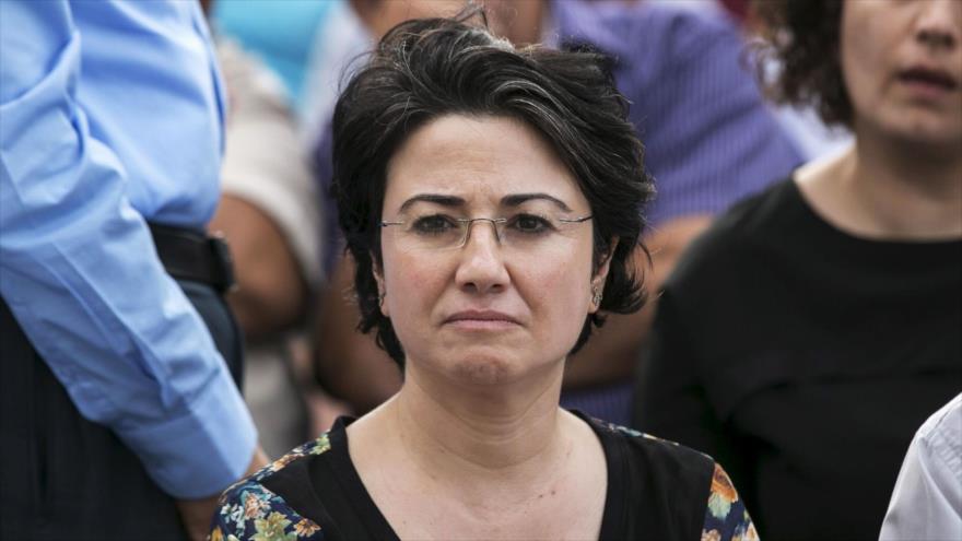 La diputada árabe del parlamento israelí Hanin al-Zoabi.