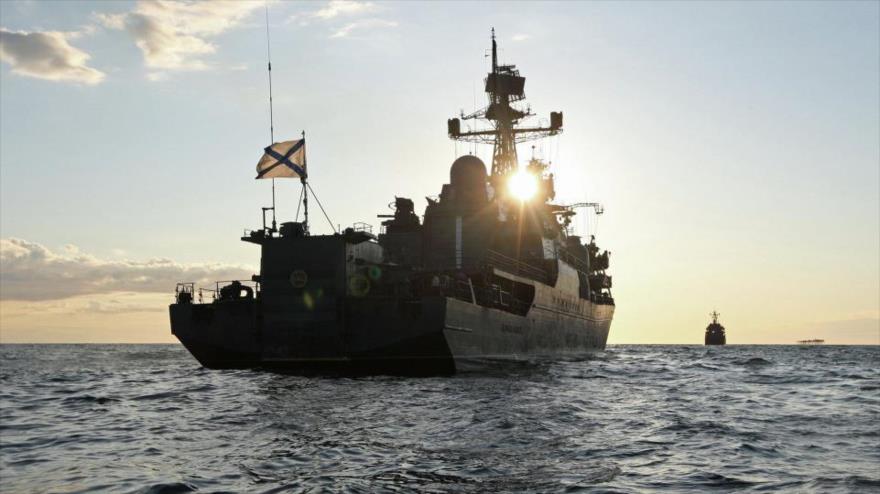 Buques de la Flota del Báltico rusa.