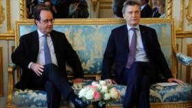 Macri y Hollande tratan el acuerdo de libre comercio Mercosur-UE