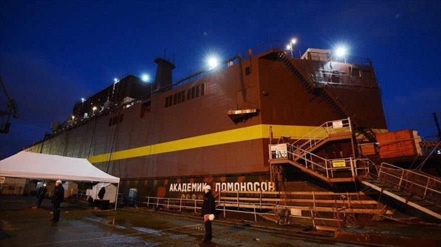 La central nuclear flotante rusa ‘Akadémik Lomonósov’. 

