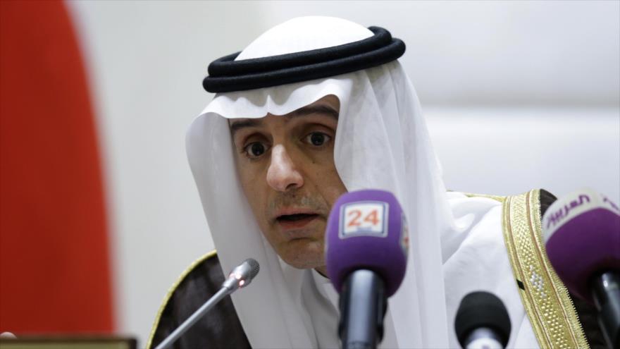 El canciller saudí, Adel al-Yubeir.