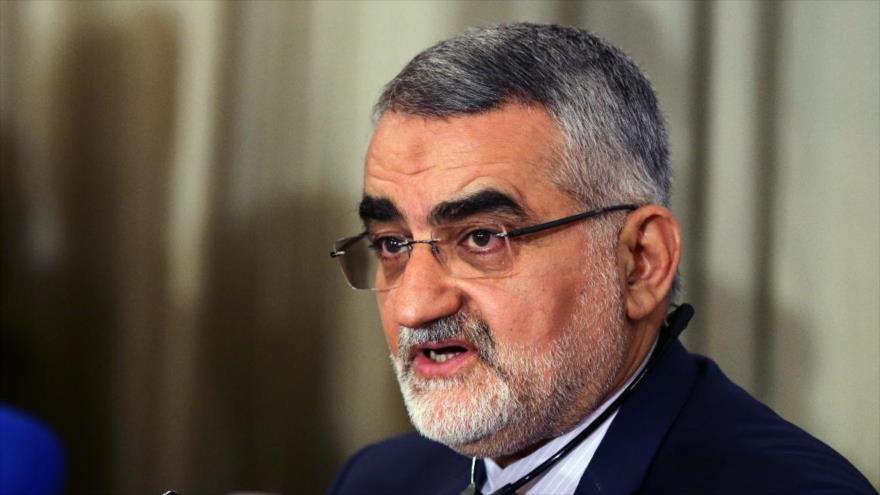 El presidente de la Comisión de Seguridad Nacional y Política Exterior del Parlamento iraní, Alaedin Boruyerdi.