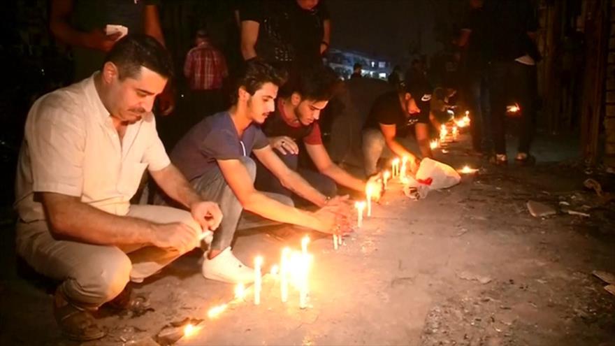 Conmemoran a las víctimas del doble atentado en Bagdad