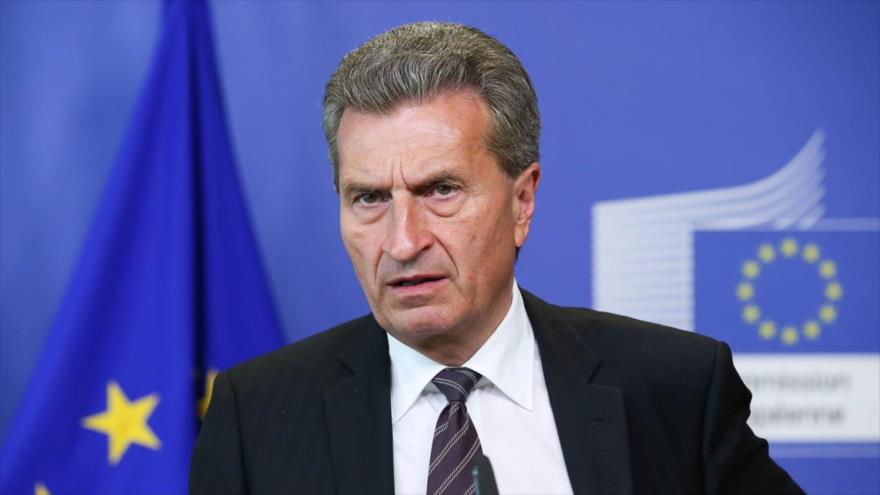 El comisario europeo Günther Oettinger. 