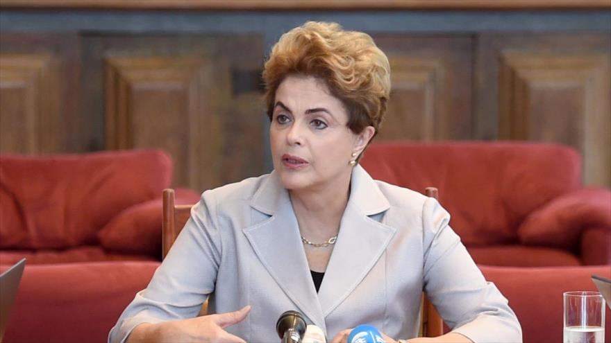 La suspendida presidenta de Brasil, Dilma Rousseff.