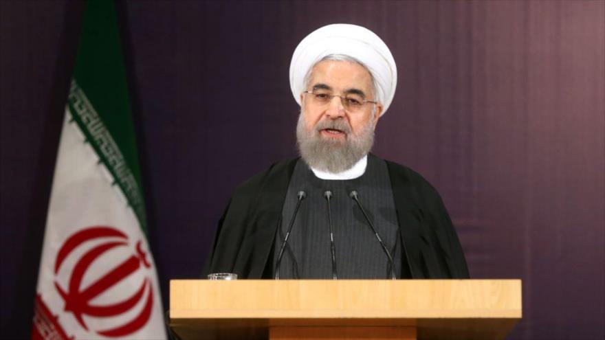 El presidente de la República Islámica de Irán, Hasan Rohani.
