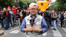 Franceses anuncian nueva protesta contra reforma laboral