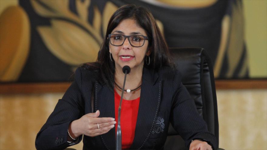 La canciller de Venezuela, Delcy Rodríguez.