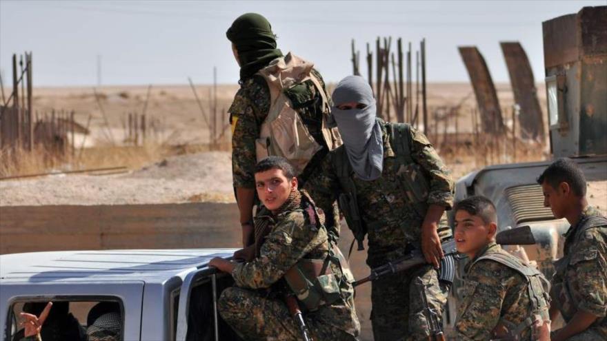 Combatientes de las Unidades de Protección del Pueblo Kurdo (YPG, en kurdo).