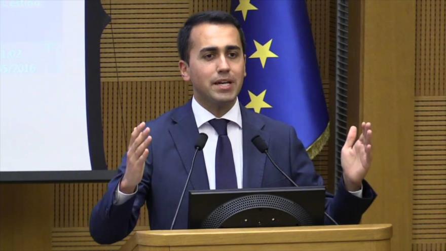 El vicepresidente de Cámara de Diputados de Italia, Luigi Di Maio.