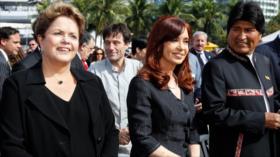 Morales: Rousseff y Fernández son víctimas de la embestida política de la derecha