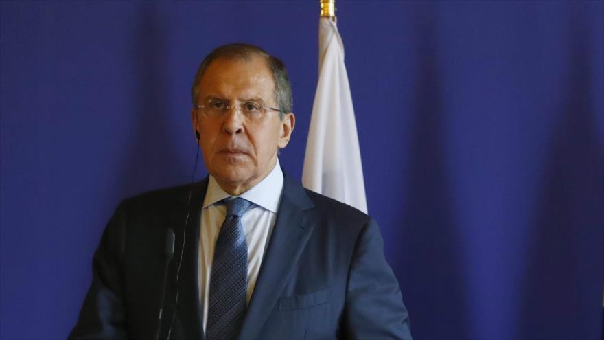 El ministro ruso de Asuntos Exteriores, Serguei Lavrov.