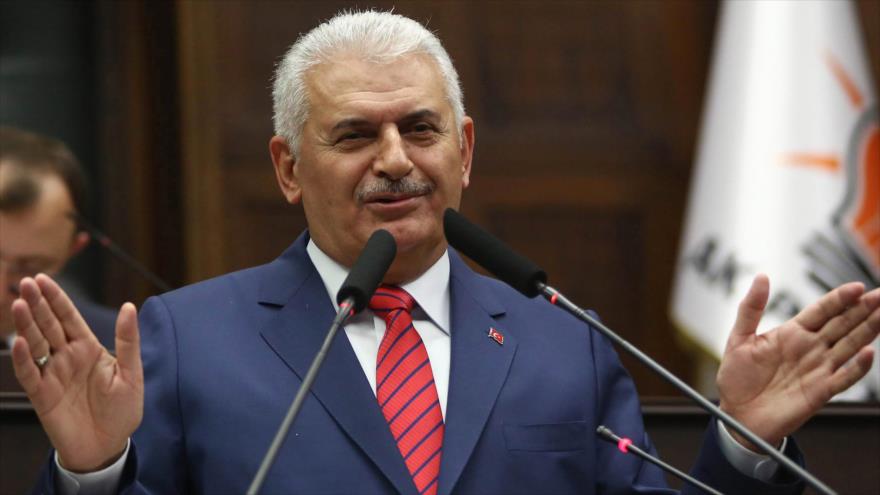 El primer ministro turco, Binali Yildirim.