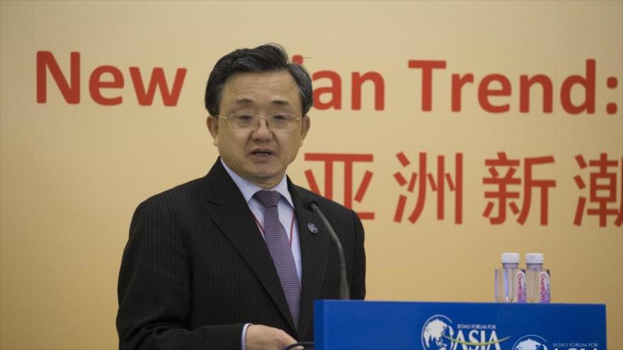 El vicemienitro chino de Asuntos Exteriores, Liu Zhenmin.
