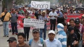 México, escenario de una protesta del CNTE contra la reforma educativa