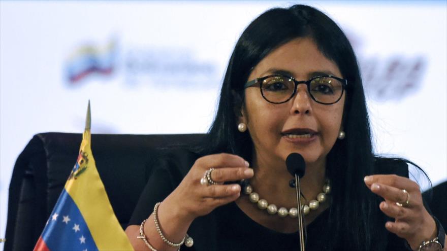 La canciller de de Venezuela, Delcy Rodríguez.