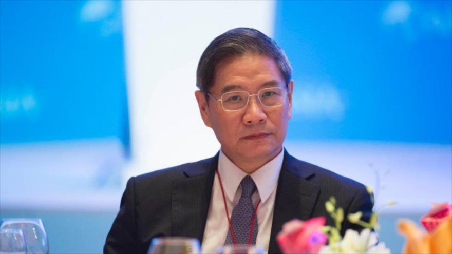 El jefe de Asuntos de Taiwán de la parte continental china, Zhang Zhijun.