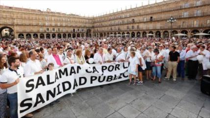 Marea Blanca protesta en Salamanca por mejoras sanitarias