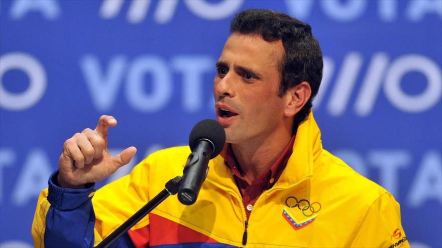 El dirigente opositor venezolano Henrique Capriles.