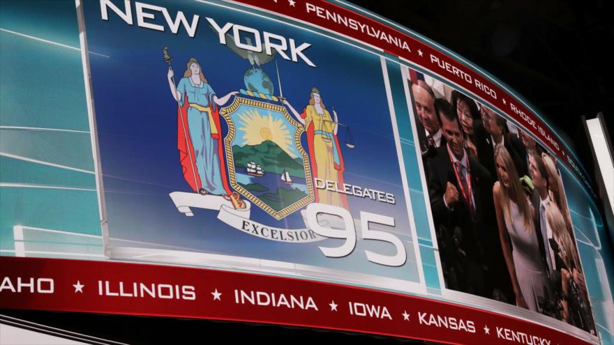 La Convención Nacional Republicana, en Cleveland, en el estado de Ohio.