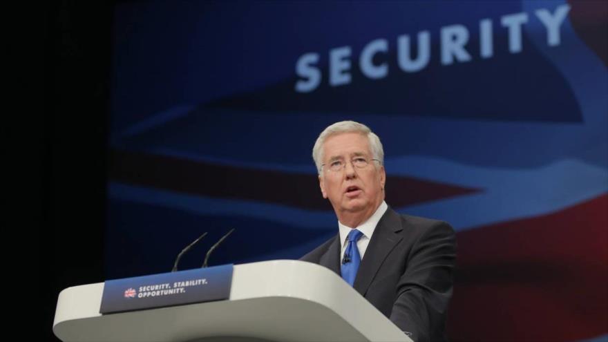 El ministro de Defensa del Reino Unido, Michael Fallon.