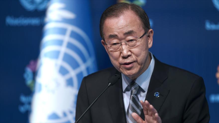 El secretario de la Organización de las Naciones Unidas (ONU), Ban Ki-moon.