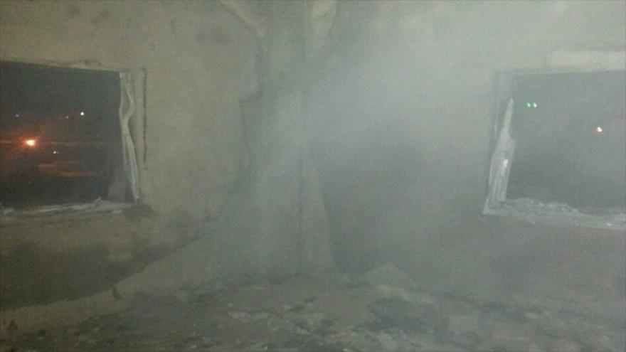 La casa quemada del palestino Mohamad Daubasha, en la aleda Duma (norte de Cisjordania), a manos de colonos israelíes, 20 de julio de 2016. 