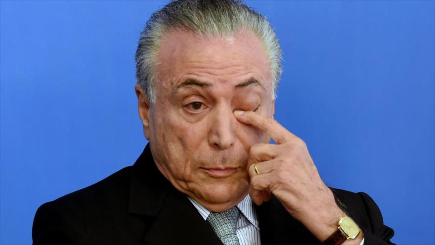 El presidente interino de Brasil, Michel Temer.