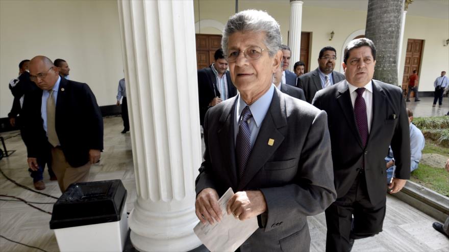 El presidente de la Asamblea Nacional de Venezuela (AN), el opositor Henry Ramos Allup.