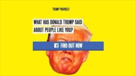 ‘Trumpéate a ti mismo’, aplicación con la que Hillary Clinton se burla de comentarios de Trump