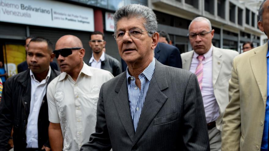 El presidente de la Asamblea Nacional de Venezuela, Henry Ramos Allup, 22 de julio de 2016.