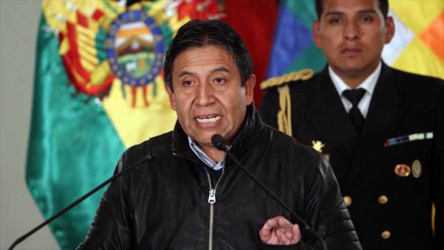 El canciller boliviano, David Choquehuanca.