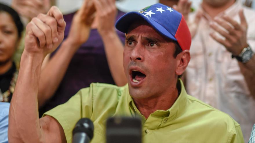 El dirigente opositor venezolano Henrique Capriles.