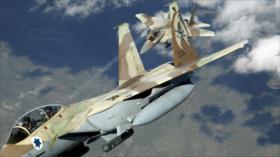 Aviones de guerra israelíes bombardean zonas en Siria