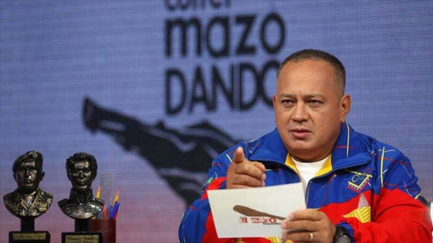 El vicepresidente del gobernante Partido Socialista Unido de Venezuela (PSUV), Diosdado Cabello.