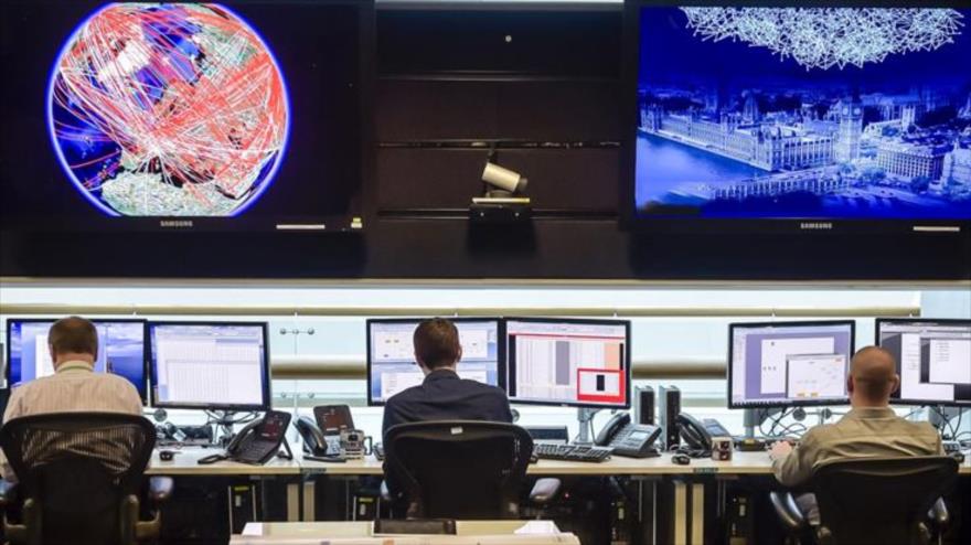 Centro de operaciones de la agencia de espionaje británica GCHQ en la ciudad de Cheltenham, oeste del Reino Unido.