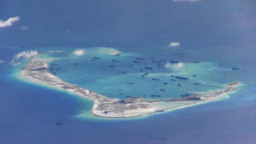 Las disputadas islas Spratly, ubicadas en el mar de la China Meridional.