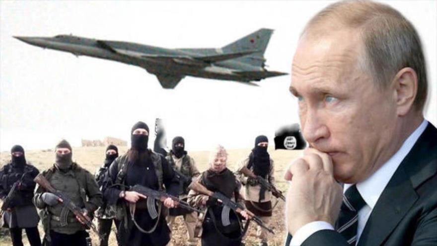 Daesh amenaza al presidente ruso, Vladimir Putin, con domésticos ataques terroristas. 