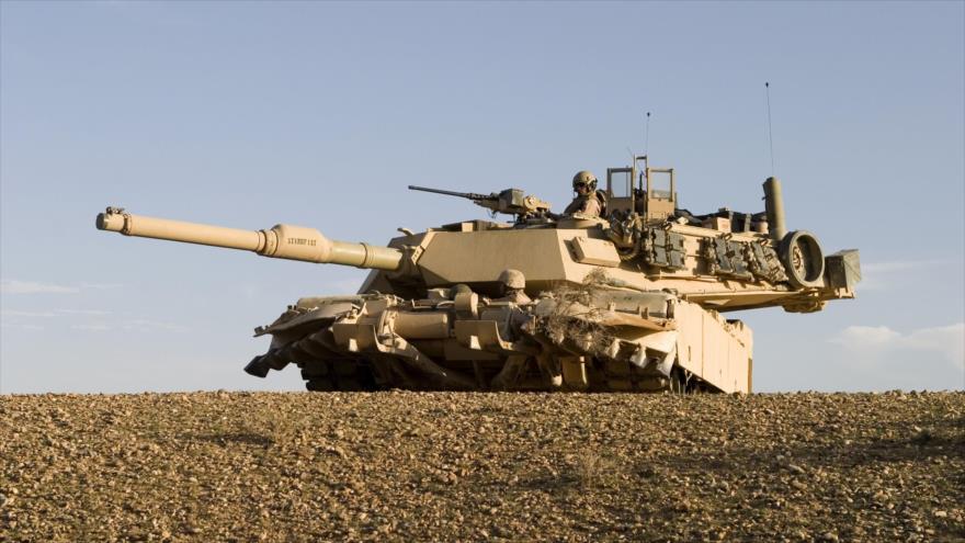 Un tanque A1 Abrams, de fabricación estadounidense.
