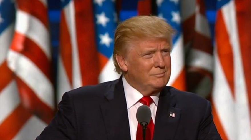 El candidato republicano a la Presidencia de EE.UU., Donald Trump, durante un acto del partido en Daytona Beach, estado de Florida, 3 de agosto de 2016.