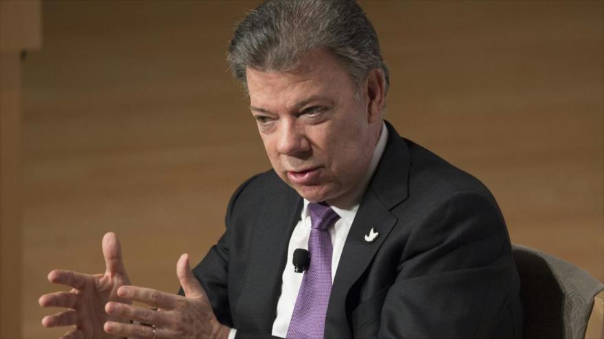 El presidente de Colombia, Juan Manuel Santos.
