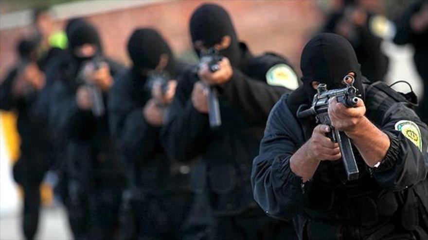 Fuerzas especiales de la Policía iraní.