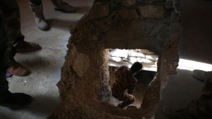 EIIL, como ratas, se refugia en túneles para salvarse de bombardeos en Irak