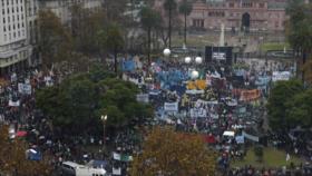 Convocan en Argentina a marcha en reclamo de “pan y trabajo”