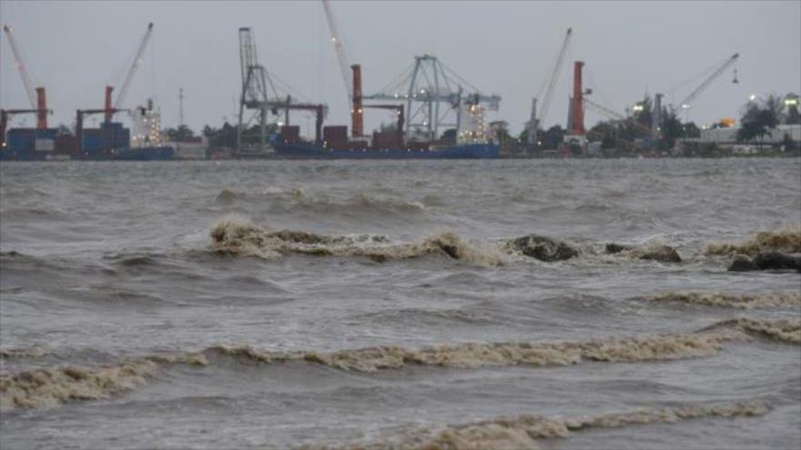 Una imagen del huracán Earl.