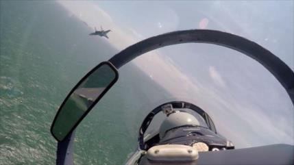Aviones de combate chinos patrullan mar de la China Meridional
