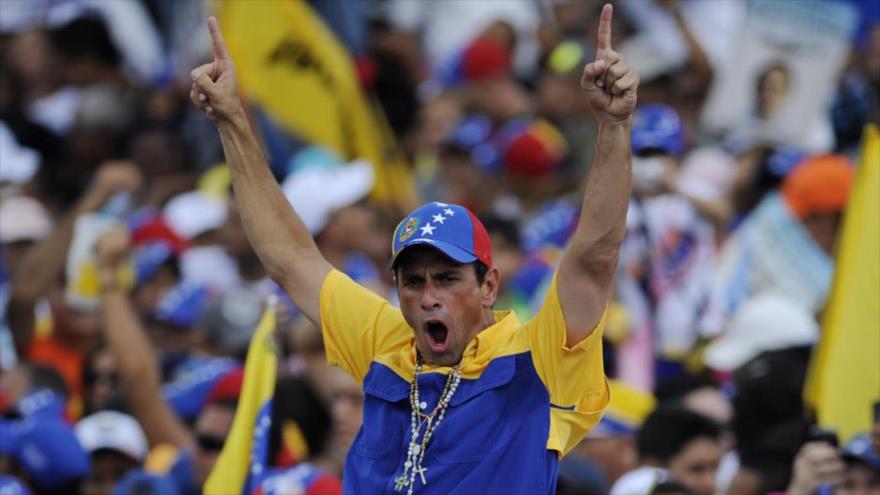 El dirigente opositor venezolano Henrique Capriles. 