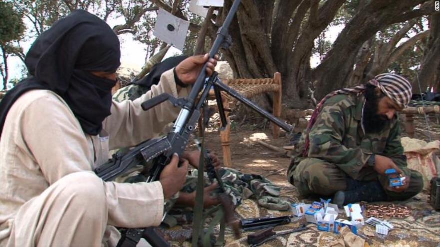Integrantes del grupo armado Talibán en Afganistán.