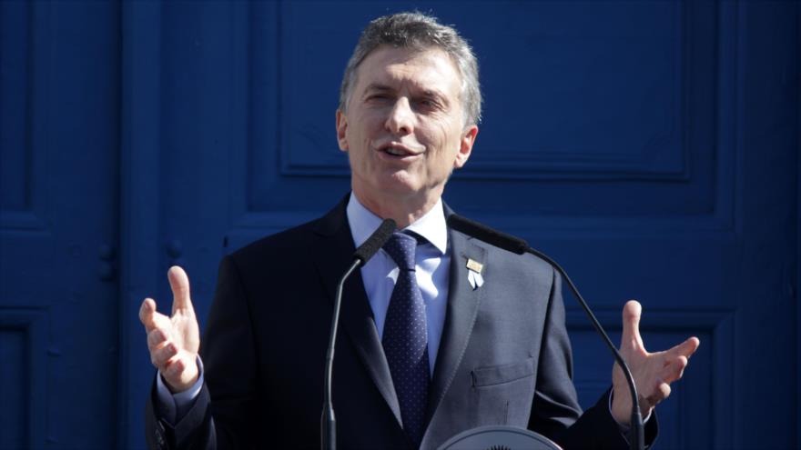 El presidente argentino, Mauricio Macri.